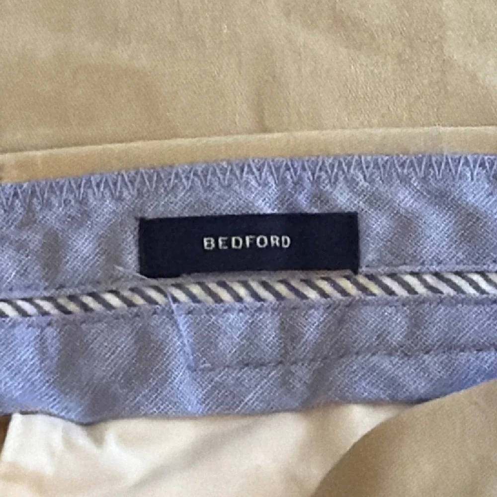 J. Crew Bedford Pant Mens 36x27 Khaki Tan Cotton Twill Straight Chino‎